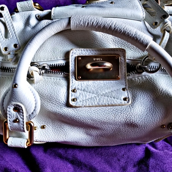 Chloe Paddington White Calf leather Handbag - Picture 2 of 8